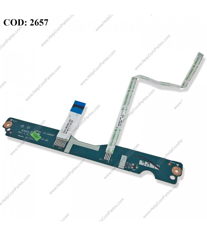 TOUCHPAD CLICK BD W/CABLE HP 250 255 256 G3 15-G 15-H 15-R 15-T 15-Z 15Z-G 15T-R SERIES 749651-001 ORIG.