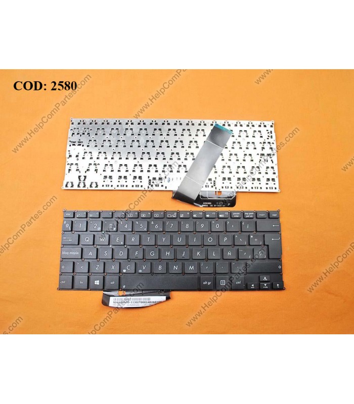 TECLADO ASUS X200MA X200CA F200  F200CA F200LA F200MA SERIES SIN MARCO NB22X200CA BK SP ORIG.