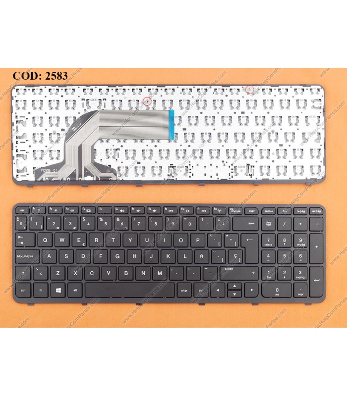 TECLADO HP 350 G1 350 G2 355 G1 355 G2 SERIES 758027-071 BK WIN8 SP ORIG.