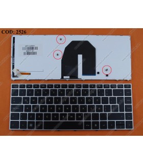 TECLADO HP PROBOOK 5330 5330M SERIES BACKLIT 650377-161 SLV/BLK LA ORIG.