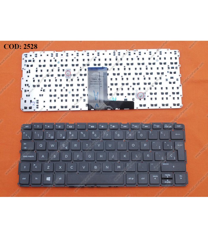 TECLADO HP PAV 11-E 11-E001LA 11-E003LA Touchsmart 10-F000 11-E000 11-E010SS SERIES SIN MARCO 730895-071 BK SP OEM