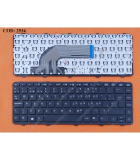 TECLADO HP PROBOOK 440 G0 440 G1 445 G1 440 G2 445 G2 430 G2 640 G1 645 G1 SERIES MARCO BK SP OEM