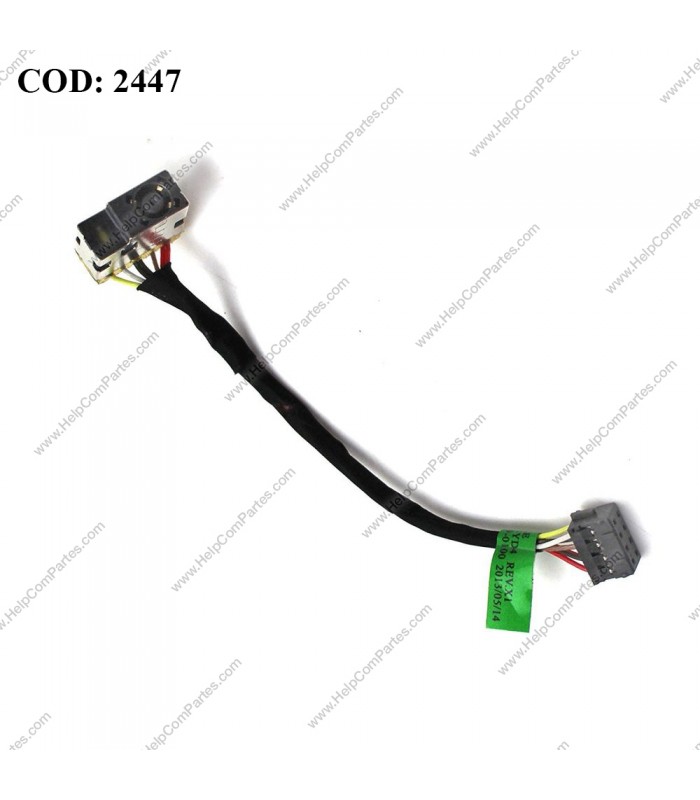 DC JACK POWER HP 14-D 14-D000 14-F 14-F000 15-A 15-A000 SERIES +CABLE 725619-001 ORIG.