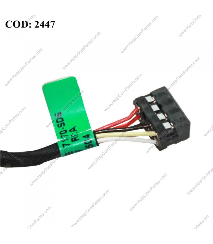 DC JACK POWER HP 14-D 14-D000 14-F 14-F000 15-A 15-A000 SERIES +CABLE 725619-001 ORIG.