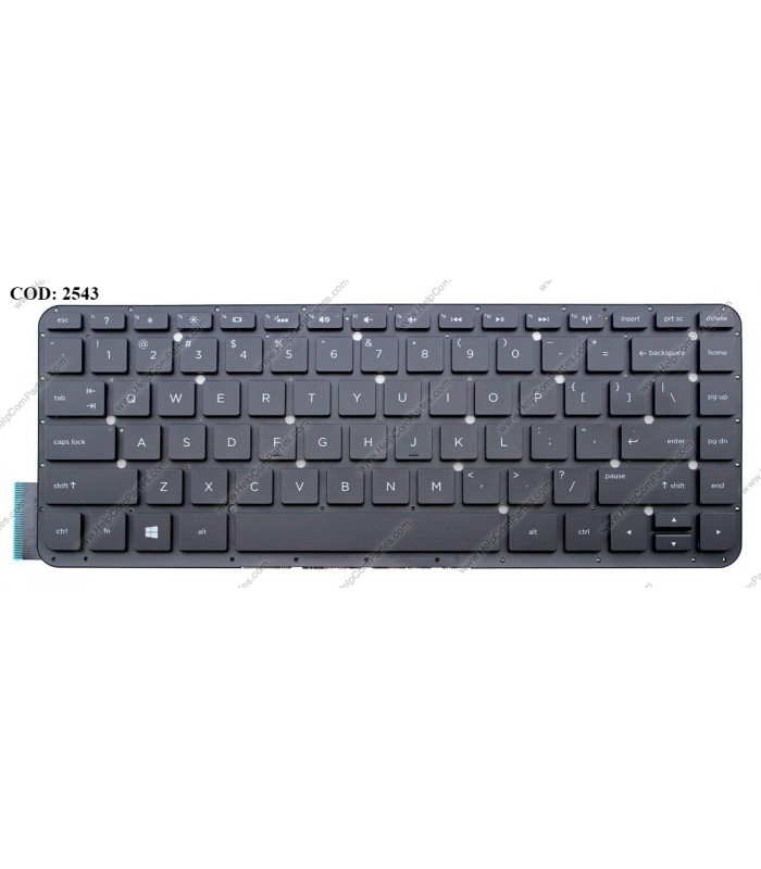 TECLADO HP PAV X2 13-P100 13-P SPLIT 13-M 13-G 13Z 13-M000 13-M100 13T-F000 13T-G100 SERIES SIN MARCO 724728-001 BK US ORIG.