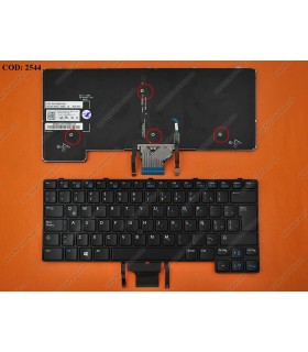 TECLADO DELL LATITUDE 6430U 6430 6430S 6330 6220 6230 7420 7440 5420 5320 SERIES MARCO BACKLIT+POINT 0TMNR9 BK LA ORIG.