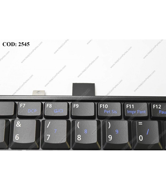 TECLADO DELL LATITUDE E4310 E4300 SERIES SIN MARCO +POINT 0M8T1N BK SP ORIG.
