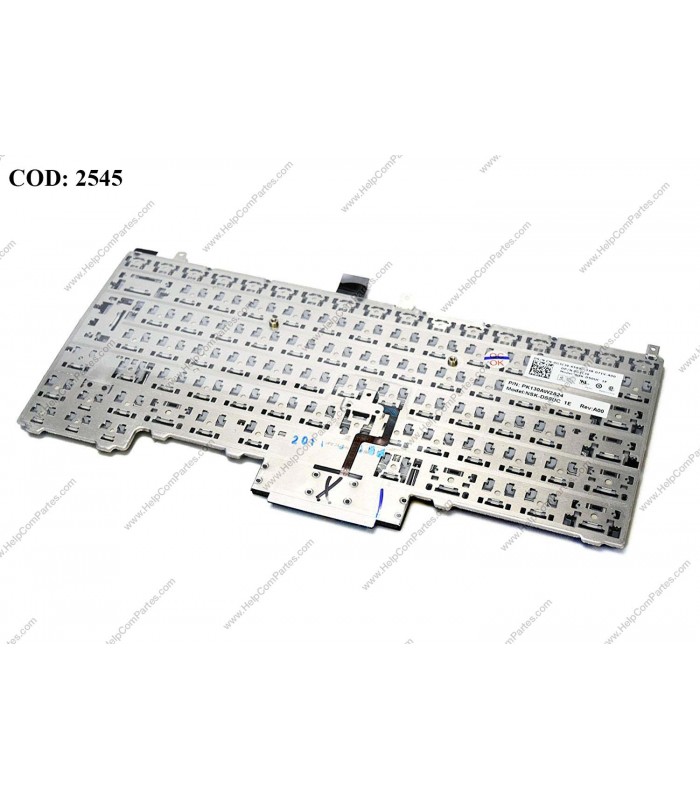 TECLADO DELL LATITUDE E4310 E4300 SERIES SIN MARCO +POINT 0M8T1N BK SP ORIG.