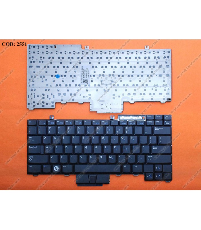 TECLADO DELL E6400 E6410 E6500 E6510 PRECISION M2400 M4400 SERIES SIN MARCO 0WP247 BK US OEM