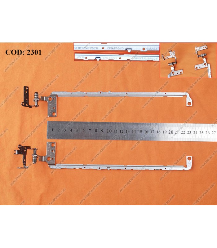 BISAGRAS DELL 15 7000 7557 7559 TACTIL SERIES R/L F9GY0 8WF2R ORIG.