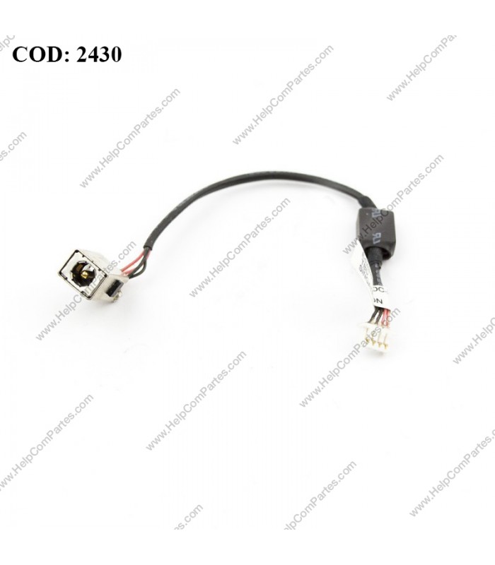 DC JACK POWER HP MINI 110-3000 110-3500 210-2000 210-2100 / COMPAQ MINI CQ10-600 CQ10-800 SERIES +CABLE 622329-001 ORIG.