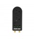 PROTECTOR FORZA FVP-0200C ZION-2K30 400J/1800W BLACK 120V 50/60Hz, 2NEMA 5-15P, 2xCOAX, 350°G