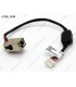 DC JACK POWER HP MINI 110-3000 110-3500 210-2000 210-2100 / COMPAQ MINI CQ10-600 CQ10-800 SERIES +CABLE 622329-001 ORIG.