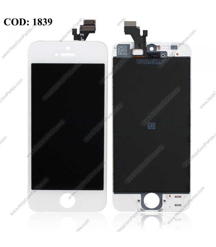 ASSEMBLY IPHONE 5S LCD 4.0" (1136 x 640) TOUCH SCREEN DIGITIZER + DISPLAY  BLANCO