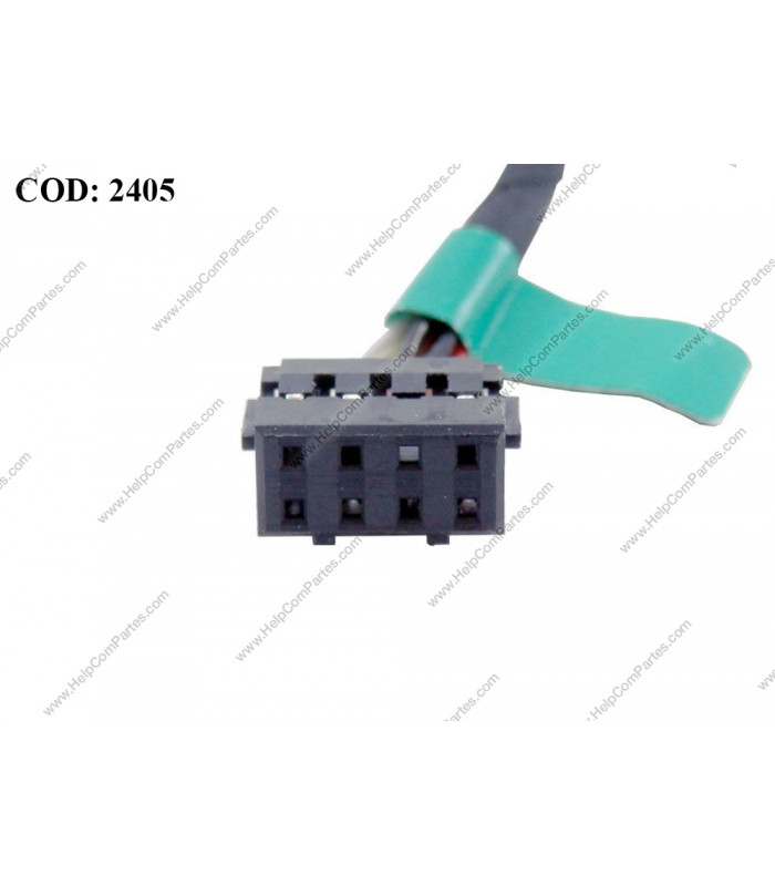 DC JACK POWER HP PAV 11-N 11T-N 11-P 17-F 17-P 17Z-P 17T-F 17Z-F ENVY 17-K M7-K 17T-K SERIES +CABLE 4.5MM 90W 763699-001 OEM.