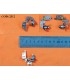 BISAGRAS SONY VAIO SVF142 SVF143  SERIES NO TOUCH R/L FBHK8023010 FBHK8020010 ORIG.