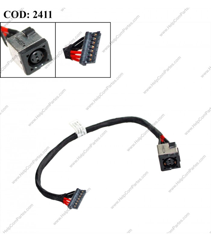 DC JACK POWER HP ELITEBOOK 8560W 8570W W156 8570P SERIES +CABLE  652662-001 ORIG.