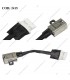 DC JACK POWER HP STREAM 11-R 11-R000 11-R011CA 11-R014WM 11-R015WM 11-R050SA SERIES +CABLE 743480-002 OEM