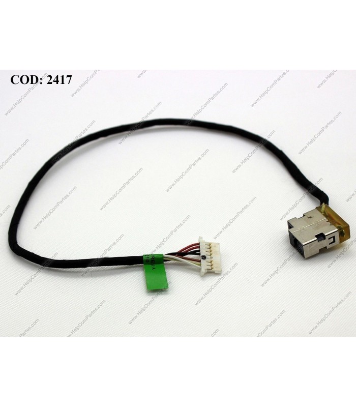 DC JACK POWER HP PAV 15-AB 15-BS 15-BW 15-RA 15T-BR 15T-AK 15Z-AB / 250 255 256 G6 SERIES +CABLE 806746-001 ORIG.