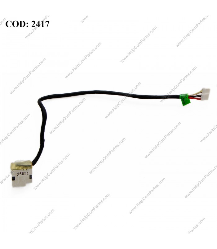 DC JACK POWER HP PAV 15-AB 15-BS 15-BW 15-RA 15T-BR 15T-AK 15Z-AB / 250 255 256 G6 SERIES +CABLE 806746-001 ORIG.
