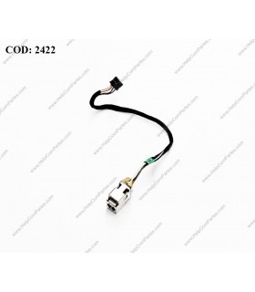 DC JACK POWER HP PAV DM3-1000 DM3-1100 DM3T-1000 DM3T-2000 DM3Z-1000 DM3Z-2000 SERIES +CABLE 580843-001 ORIG.