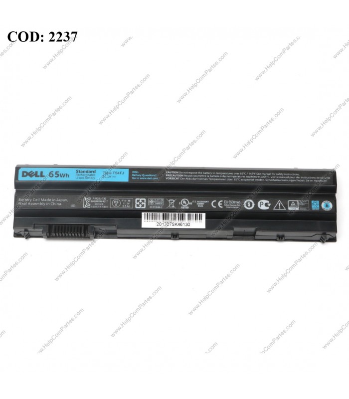 BATERIA DELL 11.1V---65WH 6C T54FJ/LATITUDE E6540 E6440 E5530 E5430 E6520 E6420 SERIES N3X1D OEM