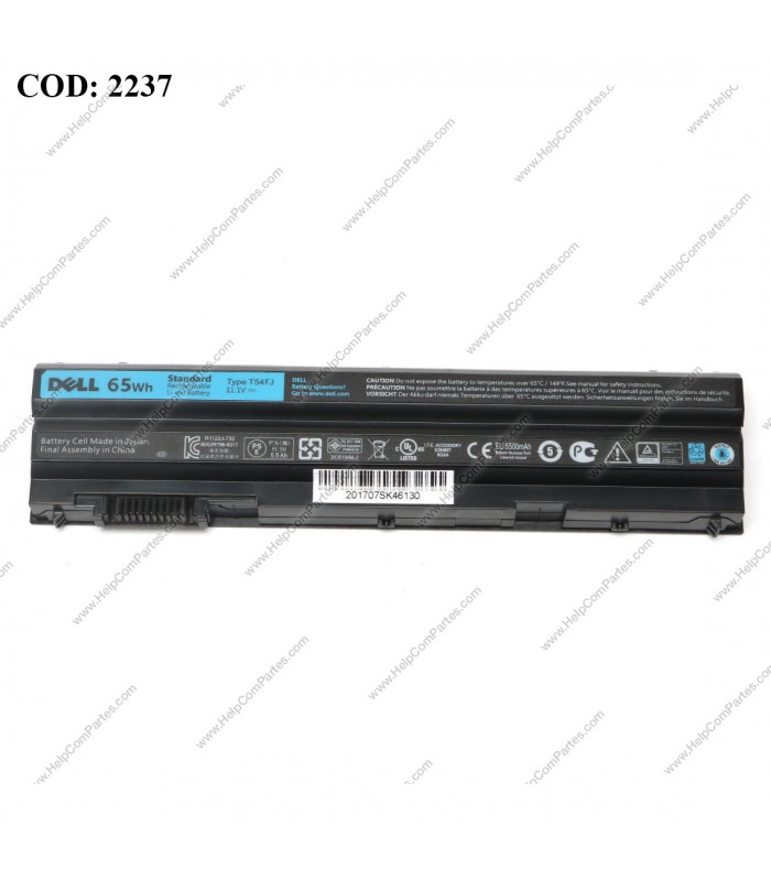 BATERIA DELL 11.1V---65WH 6C T54FJ/LATITUDE E6540 E6440 E5530 E5430 E6520 E6420 SERIES N3X1D OEM