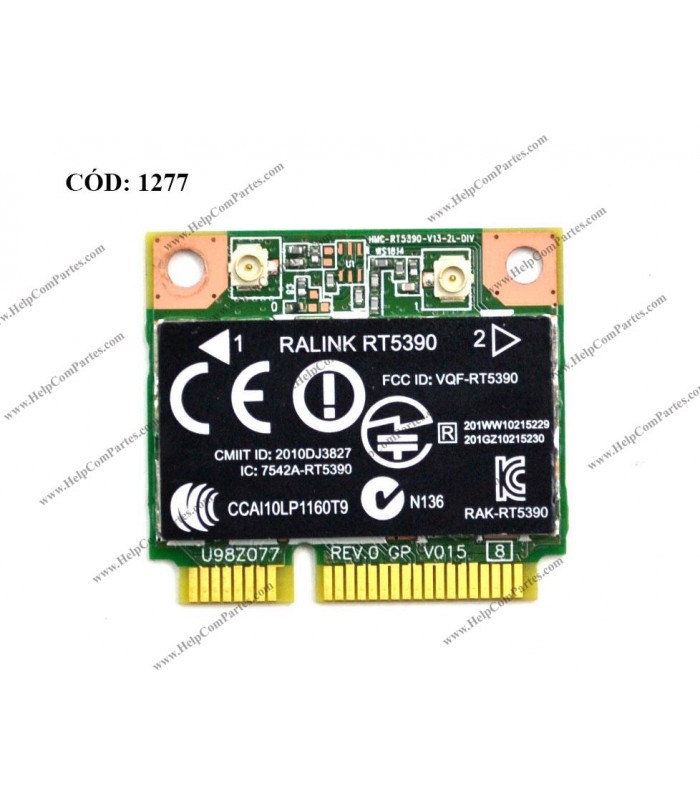 WI-FI PCI-E RALINK RT5390/HP 4530s DM4 G4 G6 G7 G7T 245 250 255  630 635 CQ45 CQ10 MINI 110 210 /B691415-001 SER.