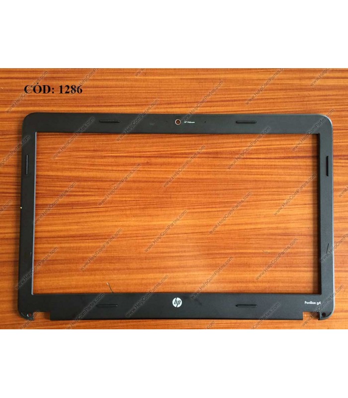 LCD BEZEL HP PAV. G4-1000 G4-1100 G4-1200 G4-1300 G4-1400 G4T-1000 G4T-1100 G4T-1200 SERIES 639440-001 BK ORIG.
