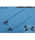 BISAGRAS HP PAVILION G6 G6-1000 G6-1100 G6-1200 G6-1300 G6S SERIES R/L 15.6" LCD FBR15010010 FBR15011010 637191-001 ORIG