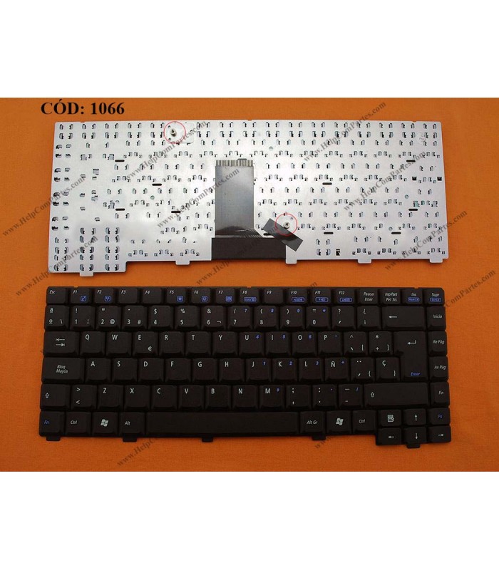 TECLADO ASUS A6000 A3000 A6 A3G A3N A3L Z9 Z92 Z9200 SERIES SIN MARCO 04-NA53KSPA4 BK SP ORIG.