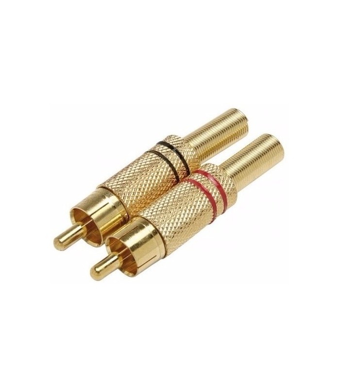 PLUG RCA METAL DORADO R/NC / COLITA