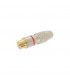 PLUG RCA METAL PLATEADO HEMBRA