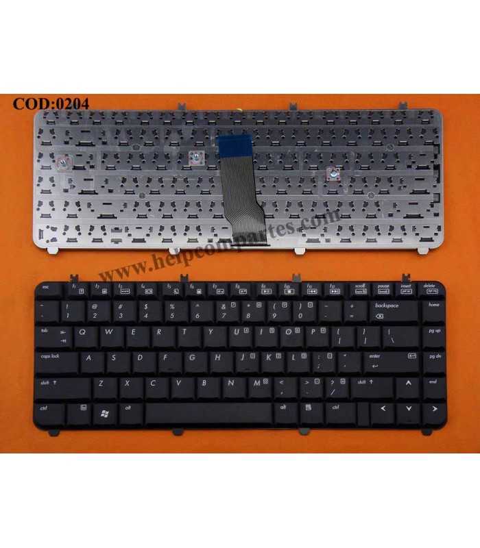 TECLADO HP DV5 DV5T DV5Z DV5-1000 DV5-1000t DV5Z-1000m DV5Z-1100 DV5T-1000m DV5T-1100 SERIES SIN MARCO 488590-001 BK US