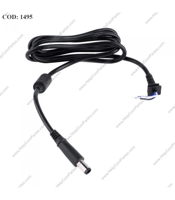 DC CORDS HP 19V / 19.5V / 18.5V / 7.4*5.0mm / PIN CENTRAL NEGRO