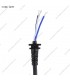 DC CORDS HP 19V / 19.5V / 18.5V / 7.4*5.0mm / PIN CENTRAL NEGRO