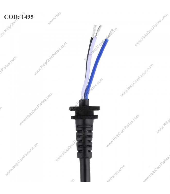 DC CORDS HP 19V / 19.5V / 18.5V / 7.4*5.0mm / PIN CENTRAL NEGRO