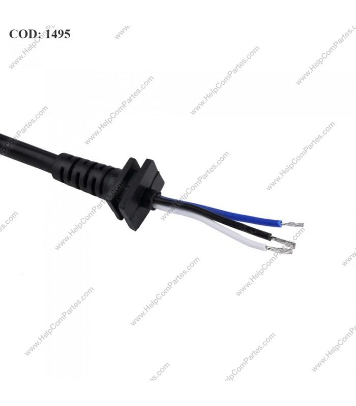 DC CORDS HP 19V / 19.5V / 18.5V / 7.4*5.0mm / PIN CENTRAL NEGRO