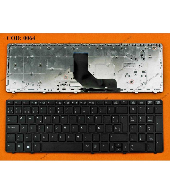 TECLADO HP PROBOOK 6560B 6565B 6570B/ELITEBOOK 8560P 8570P SERIES MARCO 701988-071 BK SP ORIG.