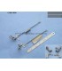 BISAGRAS HP MINI 210-1000 210-1100 210-2000 10.1" SERIES R/L 589657-001 FBNM6005010  FBNM6006010 ORIG.