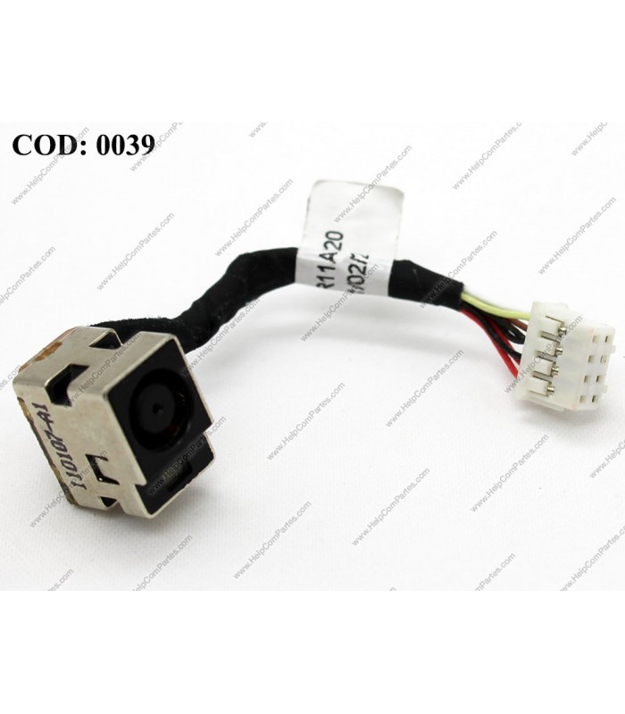 DC JACK POWER HP PAV G4-1000 G4-1100 G4-1200 G4-1300 G4T-1000 G4T-1100 G4T-1200 SERIES +CABLE 639443-001 ORIG.