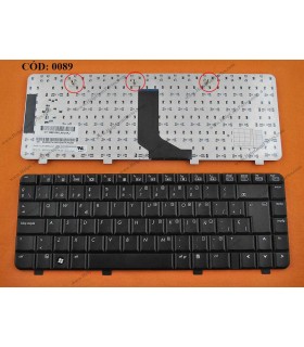 TECLADO HP COMPAQ DV2000 DV2100 DV2300 DV2500 V3000 SERIES 417068-001 BK SP OEM 