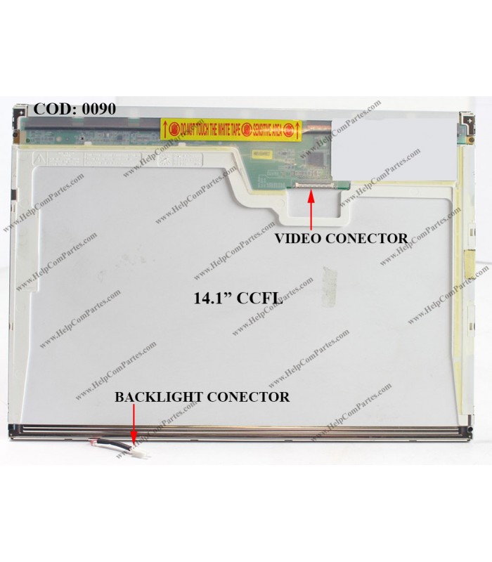 DISPLAY 14.1" 20PIN LCD CCFL (1) XGA (1024x768) MATTE 60Hz N-TS LVDS VC-D SEG. R/L BRACKET LTN141XJ-L01 ORIG. (DS)
