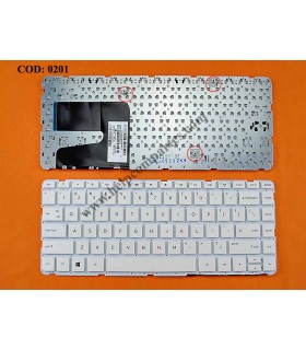 TECLADO HP PAV 14-E 14-N 14-G 14-R 14-D HP 240 G3 HP 245 G3 SERIES SIN MARCO 724253-001 WH US ORIG