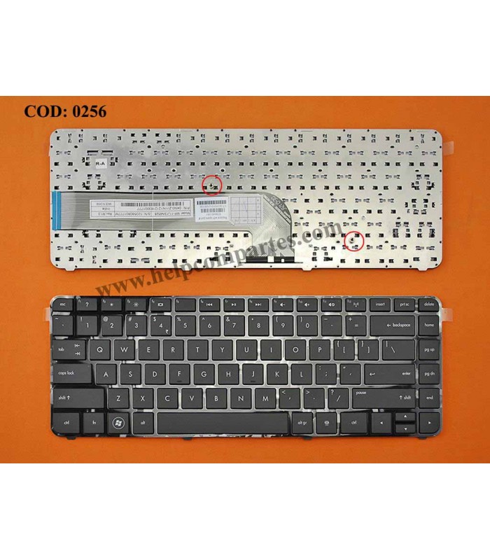 TECLADO HP ENVY DV4-5000 DV4-5B, DV4-5A DV4-5 DV4-5021 DV4-5213 SERIES MARCO V161018AS1 BK US ORIG.