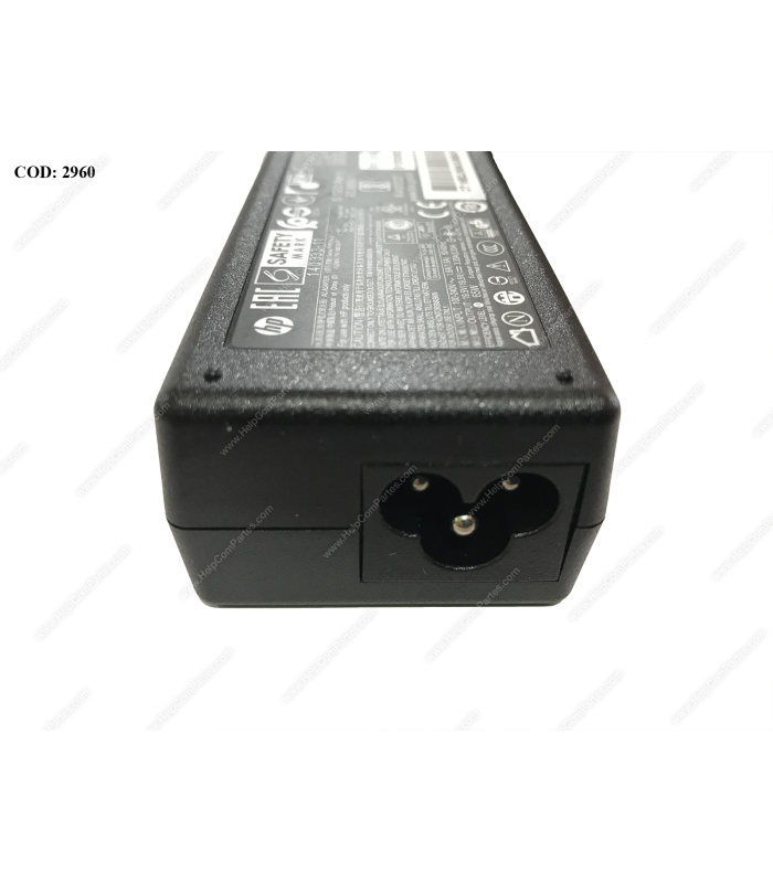 CARGADOR HP 19.5V---3.33A 65W  PIN 7.4*5.0 100~240V US 50-60Hz 3PRONG SIN CABLE DE PODER 693711-001 ORIG.