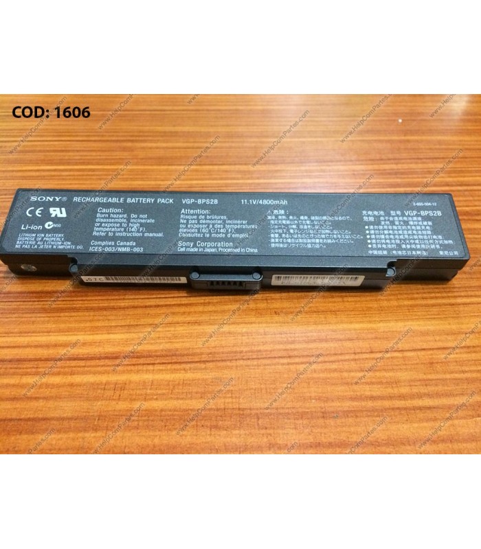 BATERIA SONY 11.1V---4800mAh 6C/VAIO VGN-AR VGN-C VGN-FS VGN-FE VGN-S SERIES VGP-BPS2B OEM