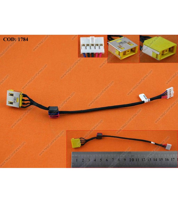 DC JACK POWER LENOVO IDEAPAD G500 G505 G510 G500s G505s G400 G405 G490 G400s G490s SERIES UMA+CABLE 90203299 ORIG.