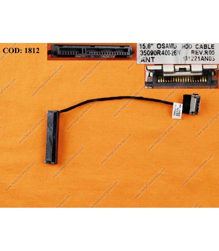 HDD CABLE SATA HP 250 G2 255 G2 255 E2  255 A4 HP 14D-000 15-A100 15-D000 15-D100 15Z-D SERIES 35090R400-26N-G 747118-001 ORIG.