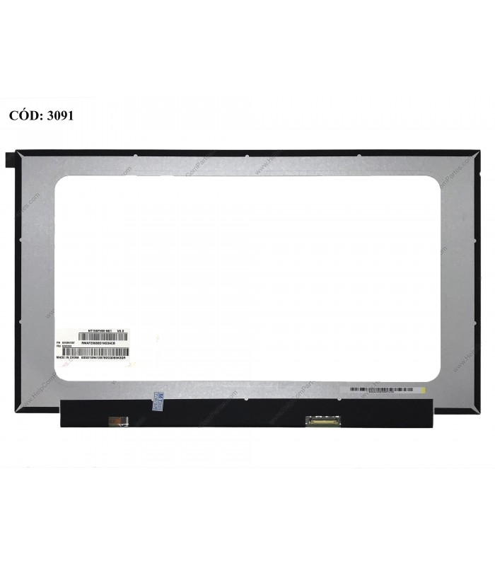 DISPLAY 15.6" 30PIN WLED SLIM FHD (1920x1080) NARROW MATTE 60HZ IPS N-TS eDP VC.D PCBA FLAT 2CM NO BRACKETS / M29204-001